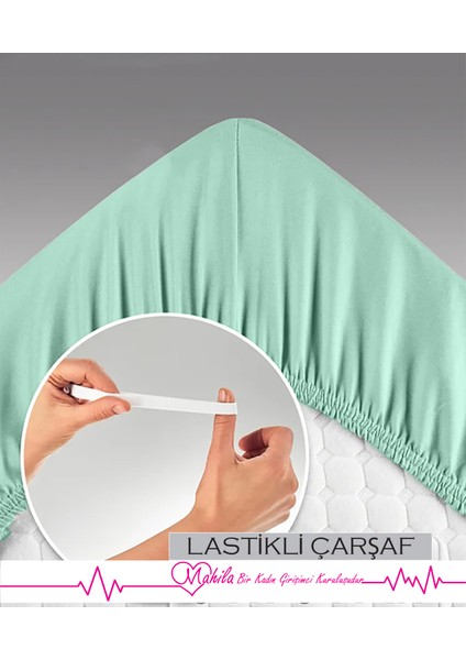 Premium Lüks Pamuklu Lastikli Çarşaf | Yastık Kılıfı Hediyeli fırsatları