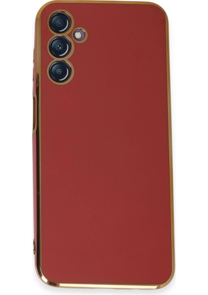 Samsung Galaxy M14 5g Kılıf Volet Silikon - Kırmızı Svlrs