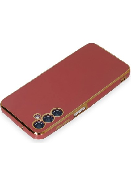 Samsung Galaxy M14 5g Kılıf Volet Silikon - Kırmızı Svlrs modelleri
