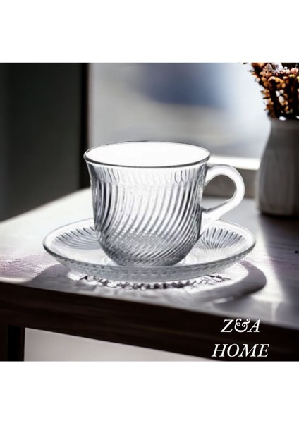 Şık 12 Parça Beyaz Çay Fincan Takımı, Zarif ve Kullanışlı Tasarım modelleri