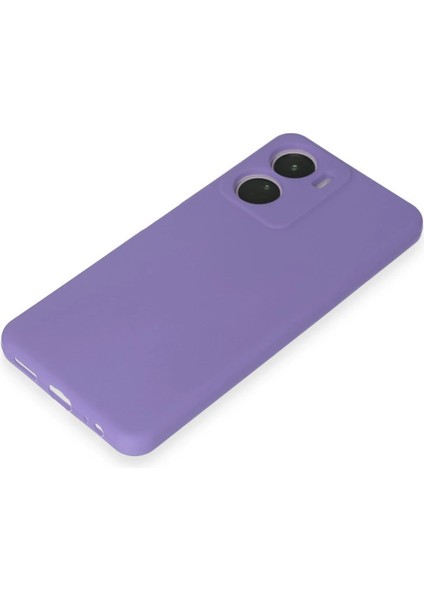 Vivo Y16 Kılıf First Silikon - Lila Svlrs fırsatları