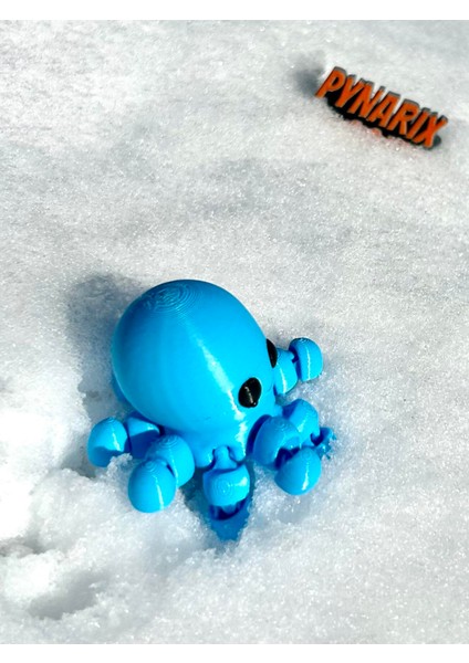 Ahtapot Oyuncak - Okyanusların Sevimli Kaşifi 🐙🌊✨3d Hareketli Organik Model -Orta Boy fiyatları