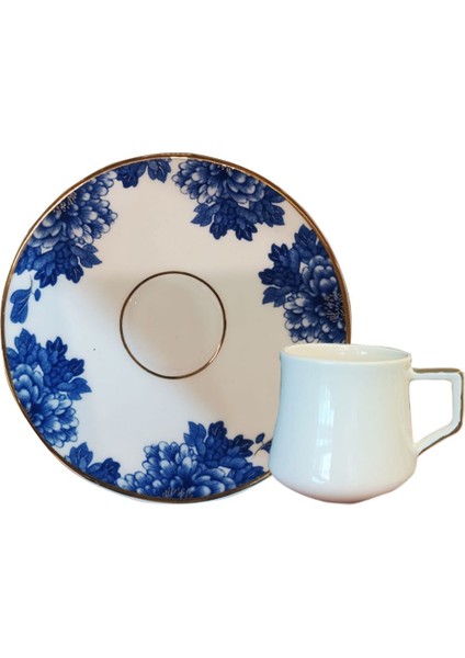 6 Kişilik Beyaz Çay Fincan Takımı 180 Ml, Şık ve Zarif Tasarım