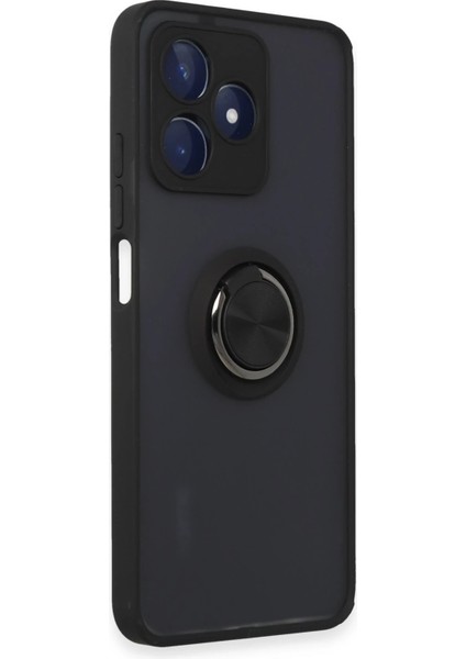 Realme C53 Kılıf Montreal Yüzüklü Silikon Kapak - Siyah Svlrs fiyatları