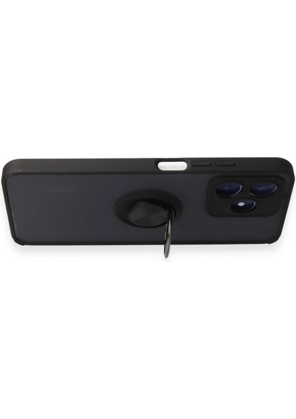 Realme C53 Kılıf Montreal Yüzüklü Silikon Kapak - Siyah Svlrs modelleri
