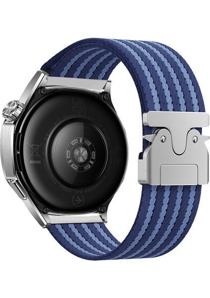 Huawei Honor Magic 2 46MM Uyumlu Zore KRD-133 22MM Naylon Kumaş Hasır Örgülü Kordon