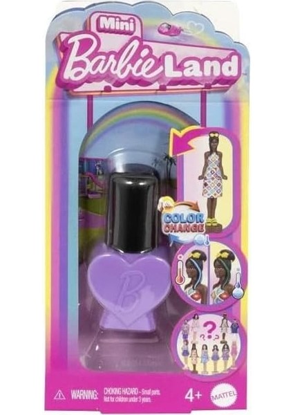 Mini Barbieland™ Cdu Barbie Mini Barbieland Fashionistas Bebekler, 'oje Şişesi' Içinde 4 Cm'lik Sürpriz Bebekler (Stiller Çeşitlilik Gösterebilir) JCP97