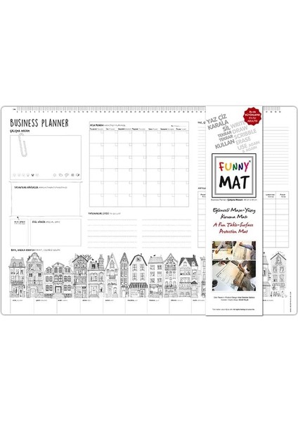 Mat - Çalışma Masam/business Planer (Yetişkin )