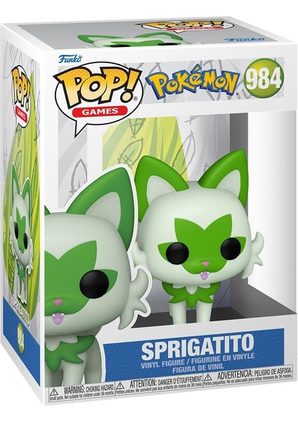 Toys Funko Pop Games: Pokemon - Sprigatito (Emea) Figür
