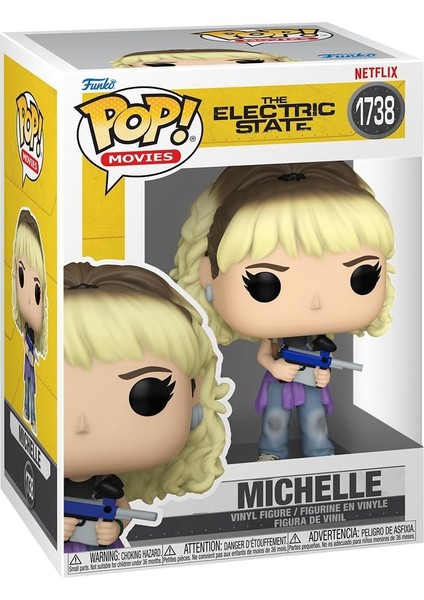 Pop Movies: Electric State Michelle With Paintball Gun Figür