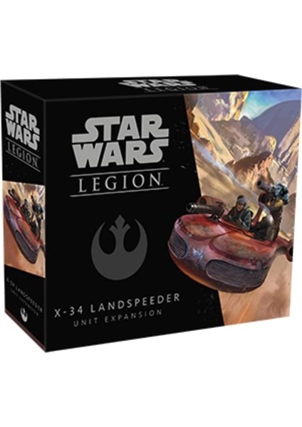 Kitle Oyunları Star Wars Star Wars Legion X-34 Landspeeder Genişletme | Iki Oyunculu Savaş Oyunu | Minyatürler Oyunu | Yetişkinler ve Gençler Için Strateji Oyunu | Yaş 14+ | Ortalama Oyun Süresi
