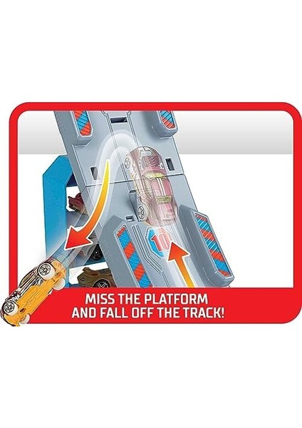 Wheels Şampiyonluk Parkuru Yarış Seti, Hill Climb Champion Pist Seti, Fırlatıcılı GBF83 fiyatları