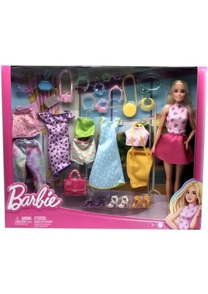 ve Muhteşem Kıyafetleri Barbie Bebek ve Kıyafetleri, Birlikte Giyilebilir Giysiler ve Aksesuarlar HKB07 modelleri