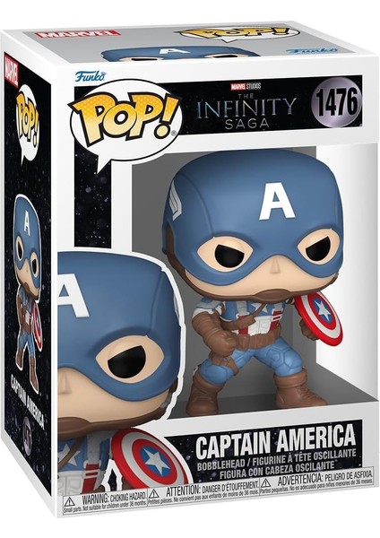 Pop Marvel: Captain America With Helmet (The First Nger) Figür