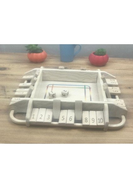 Zar Oyunu Seti, Numaralı Kutular ile Matematik Öğrenme Oyunu, Çift Zarlı,