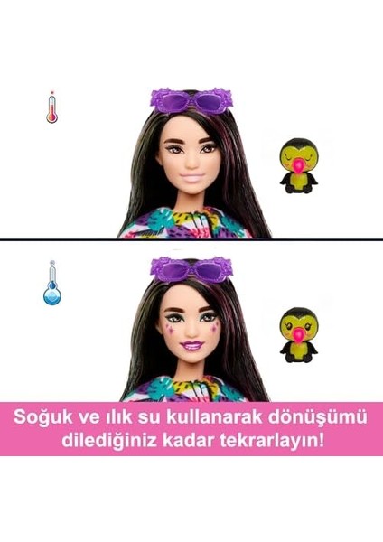 Cutie Reveal Bebekler Tropikal Orman Serisi - Tukan, 3 Yaş ve Üzeri, HKR00 modelleri