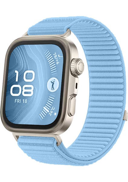 Huawei Watch Fit Uyumlu 4 Zore KRD-144 Hasır Kordon