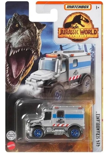 1:64 Jurassic World Tekli Araçlar '4 x 4 Scrambulance HBH08