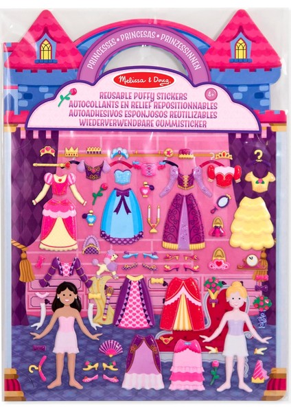 & Doug - 19100 - Tekrar Kullanılabilir Gummisticker Prenses