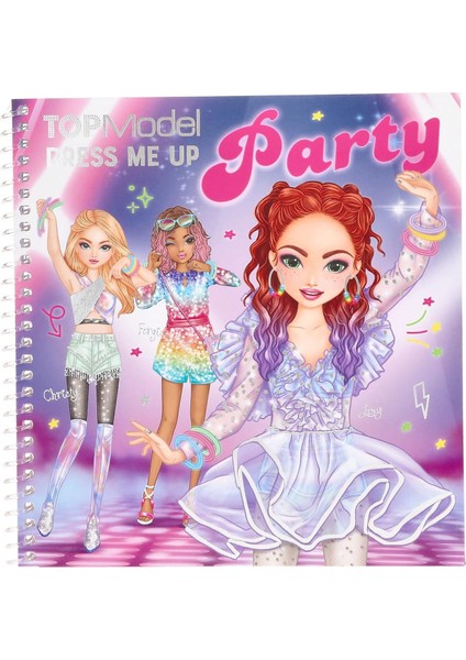 13438 Topmodel Dress Me Up Kitap Kendin Yap Için 24 Sayfa Resimli Arka Plan Sayfası, 11 Çıkartma Sayfası Dahil, Çok Renkli, Tek Beden