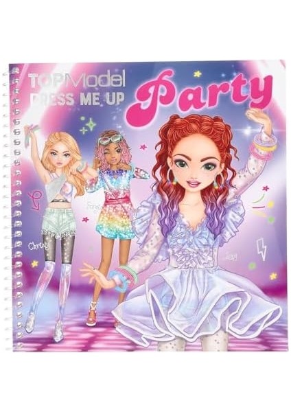 13438 Topmodel Dress Me Up Kitap Kendin Yap Için 24 Sayfa Resimli Arka Plan Sayfası, 11 Çıkartma Sayfası Dahil, Çok Renkli, Tek Beden modelleri