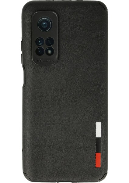Xiaomi Mi 10T Kılıf Loop Deri Silikon - Siyah Svlrs