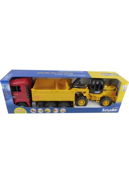 - Man Damperli Kamyon ve Fr 130 Kepçe Ölçekli Model