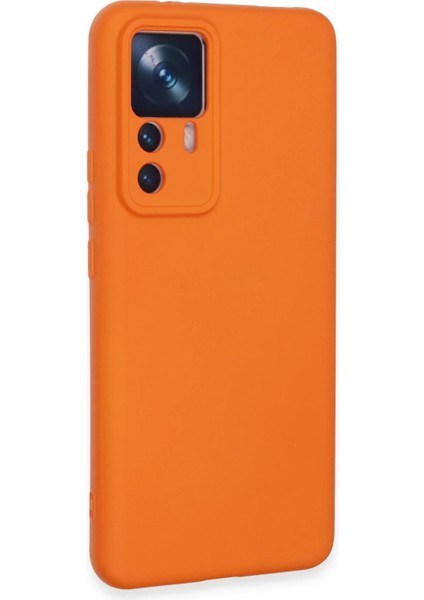 Xiaomi Mi 12T Pro Kılıf Nano Içi Kadife Silikon - Turuncu Svlrs fiyatları