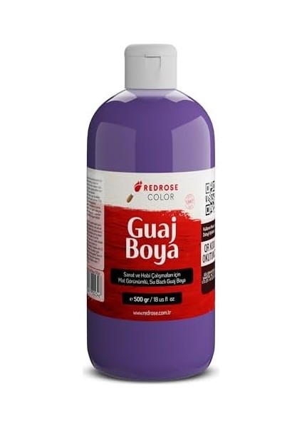 Rose Mor Guaj Boya 500 gr fiyatları