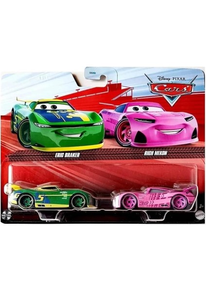 Disny Pack 2 Adet Metal Araba, 1:55 - Erıc Braker - Rıch Mıxon JDH51