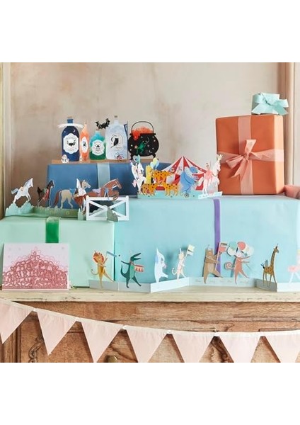 Meri - Animal Parade Concertina Card - Hayvanlar Geçit Töreni Tebrik Kartı fiyatları