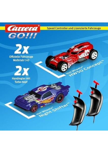 Go!!! Hot Wheels 4,3m + Skocznia modelleri