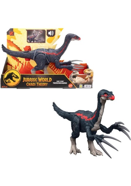 Jurassic World Therizinosaurus Figürü Jurassic World Therizinosaurus Figürü, Saldırı Hareketine Sahip Sesli Oyuncak, Kaos Teorisi JCG16