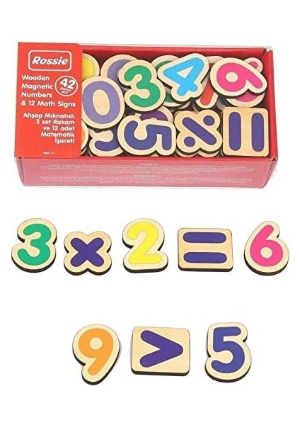 Mıknatıslı Ahşap Sayılar