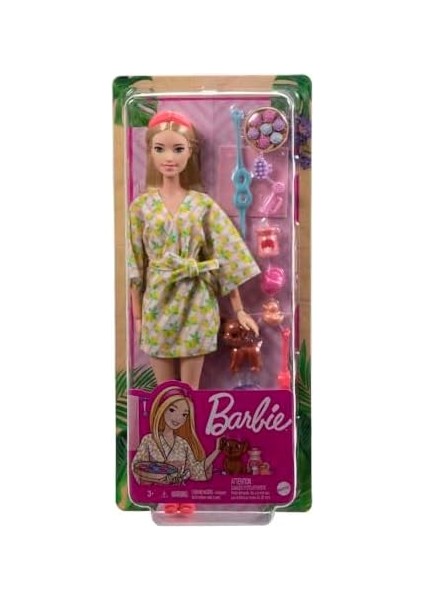 Bebek ve Aksesuarlar Barbie ve Yavru Köpeği, Çocuklar Için Oyuncaklar, Kişisel Bakım Spa Günü HKT90 modelleri