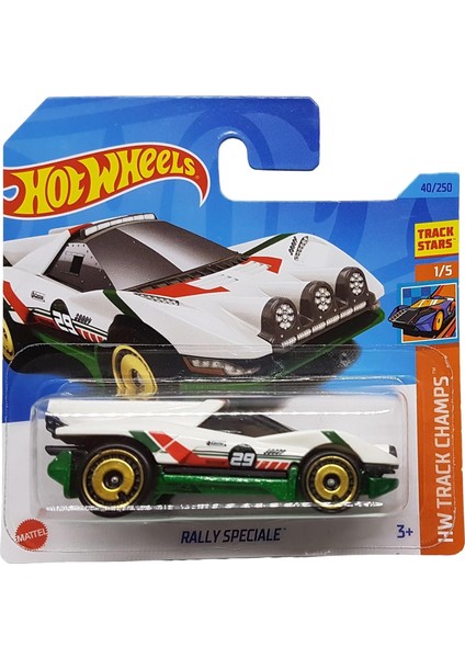 Wheels - Rally Speciale - Hw Track Champs 1/5 - HKK37 - Short Card - Castrol - Bilstein - Track Stars - Mattel 2023