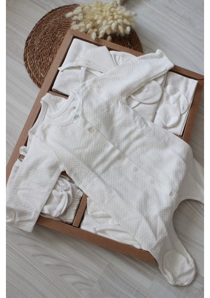 Barbosa Tiny Lace 10'lu Hastane Çıkışı (56-62CM) ZK1911 Yeni Sezon 2025-YENIDOĞAN
