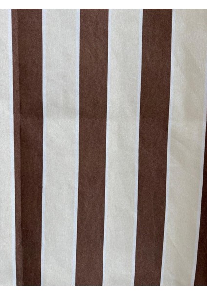 Kahverengi Balkon Perdesi, Çardak Perdesi, Korniş Düğmeli ve Kuş Gözü Delikli Balkon Perdesi