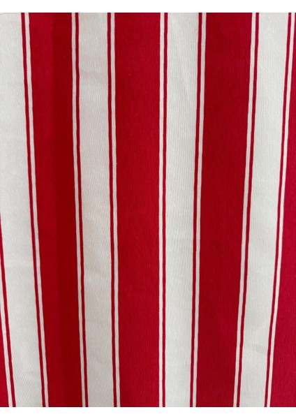 Kırmızı Beyaz Balkon Perdesi, Çardak Perdesi, Korniş Düğmeli ve Kuş Gözü Delikli Balkon Perdesi indirimleri