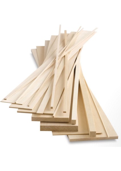 Çok Renkli Kavak Ahşap Çıta Taslak Tahta 3X9X25 cm 1 Adet fiyatları