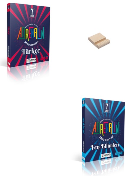 7. Sınıf Türkçe ve Fen Bilimleri Soru Bankası + Telefon Tutucu
