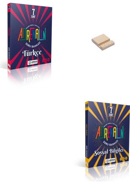 7. Sınıf Türkçe ve Sosyal Bilgiler Soru Bankası + Telefon Tutucu