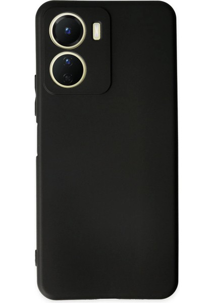 Vivo Y16 Kılıf First Silikon - Siyah Svlrs
