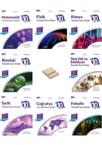 10. Sınıf Joker Tüm Dersler 8li Set Tematik Soru Bankası + Telefon Tutucu