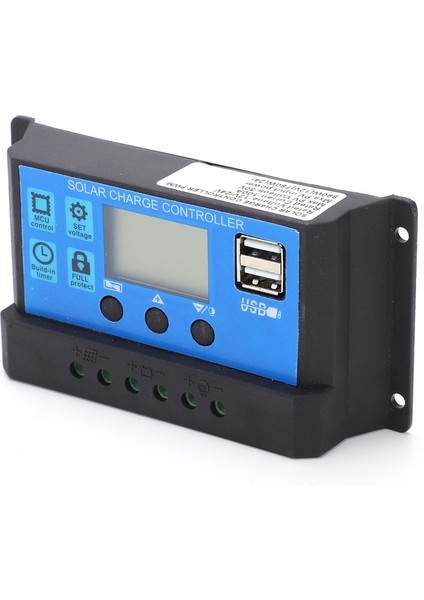 Oto Solar Şarj Regülatörü Mppt Pmw Büyük Güç 5 V 3A USB Çıkışı LCD Hd Ekran (Yurt Dışından) fiyatları