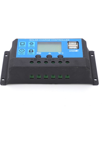 Oto Solar Şarj Regülatörü Mppt Pmw Büyük Güç 5 V 3A USB Çıkışı LCD Hd Ekran (Yurt Dışından) modelleri