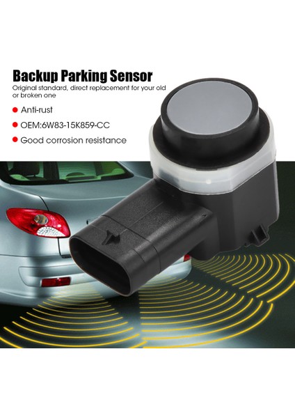 6W83-15K859-CC Araba Oto Tampon Park Sensörü Ters Yede Park Asistanı Ford Için (Yurt Dışından) modelleri
