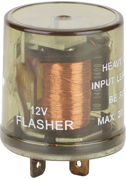 2 Pin 12V Motosiklet Dönüş Sinyal Işığı Haln Flaşör Flaşör Rölesi (Yurt Dışından)