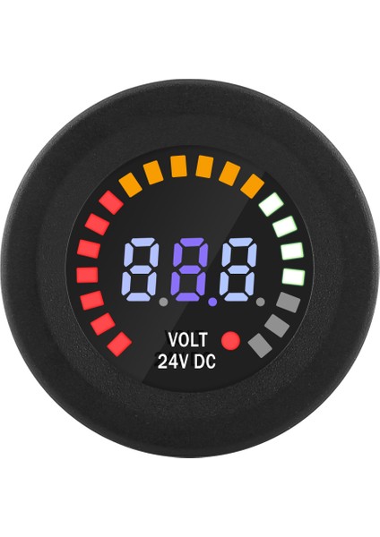 Dc 24V Evrensel Dijital LED Panel Voltmetre Gerilim Ekran Volt Metre Araba Motosiklet Atv Için (Yurt Dışından)