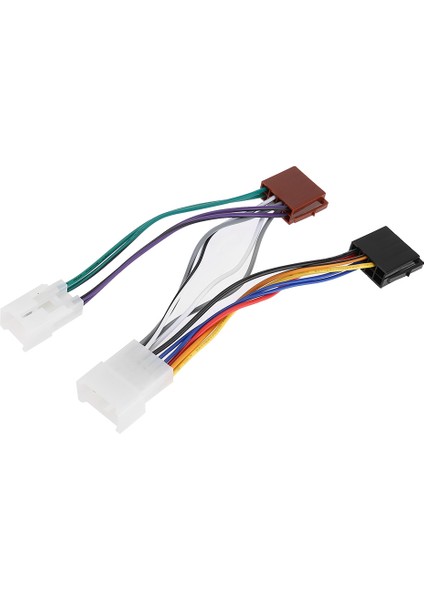 Araba Ses Hattı Fiş Konnektörü Bağlantı Hattı Iç Iso Kablo Demeti Toyota Için Fit (Yurt Dışından)